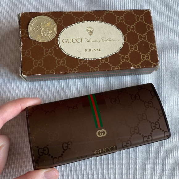 Vintage 1970s Authentic Gucci Accessory Collection Lighter Packaging & Box ONLY - Picture 2 of 14